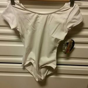 Kids short sleeve leotard